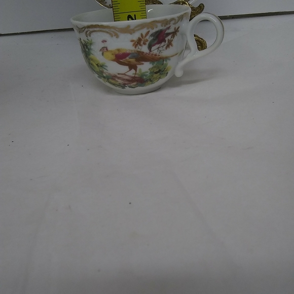 !💝Andrea by Sadek Cup & Saucer Porcelain Ceramic Floral Pheasant Bird Vtg-Col… - Picture 2 of 12